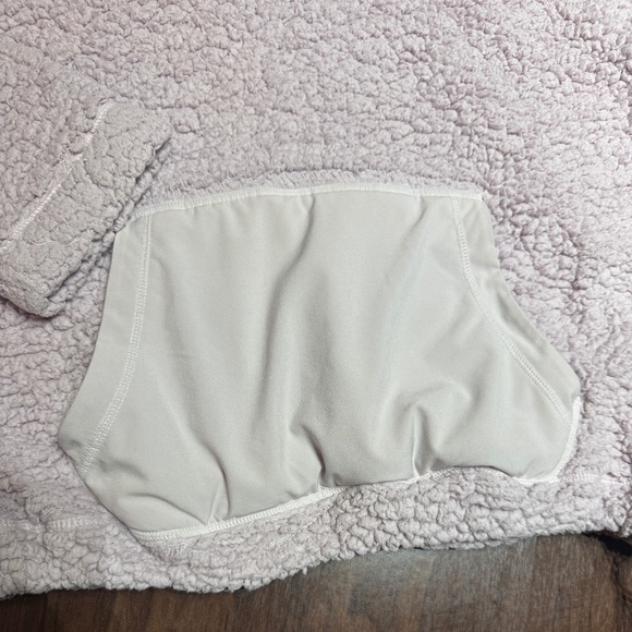 ZELLA 'Cassie' Faux Shearling Light Purple Hoodie SZ S - Picture 4 of 8